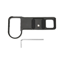 YELANGU Metal Hand Grip Quick Release Plate for Nikon Z6 1/4" Screw