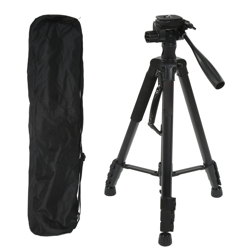 Dslr Camera Tripod Aluminium Alloy 360 Degree Rotation With Carry Bag 643505008449