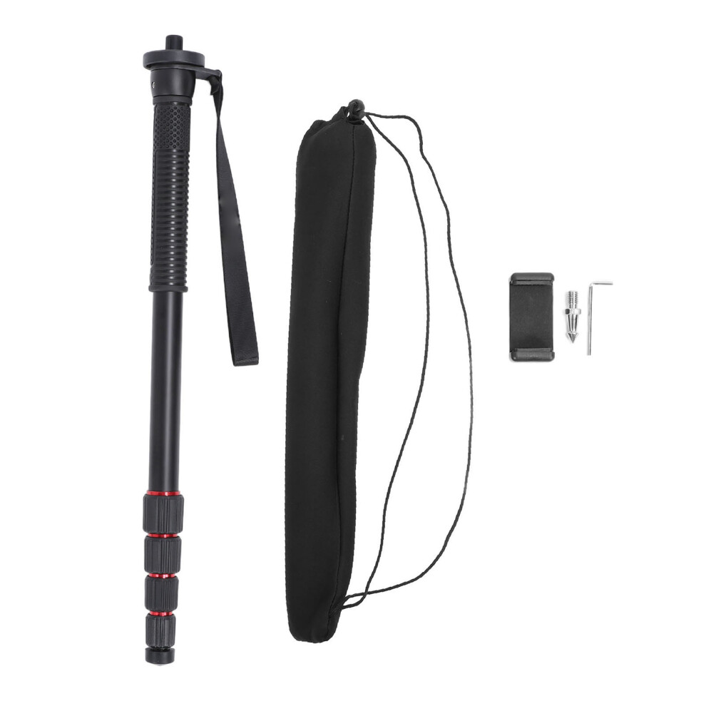Aluminum Monopod 5 Sections 3/8In 11Lb Load For Dslr Action 643505996654