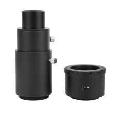(FX) 1.25in Telescopic Extension Tube T2 Adapter for Nikon Canon FX