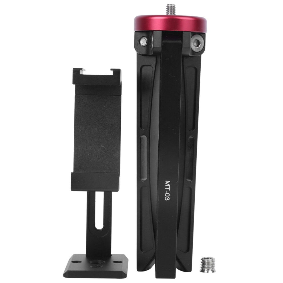 Manbily Mt-03 Aluminium Cnc Foldable Tripod With Phone Bracket 643505148206