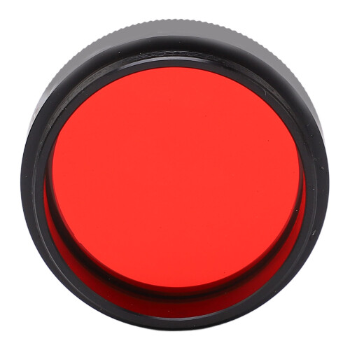 Planetary Filter Clear Optical Glass Red Moon Filter 1.25in 1