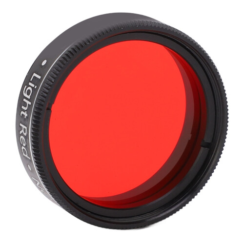 Planetary Filter Clear Optical Glass Red Moon Filter 1.25in 2