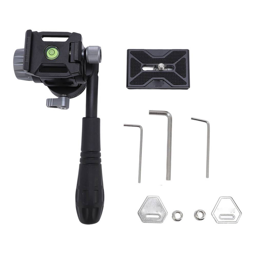 Hydraulic Damping Tripod Aluminum Alloy 3Kg 360 Panorama 3/8In 1/4In 643505163902