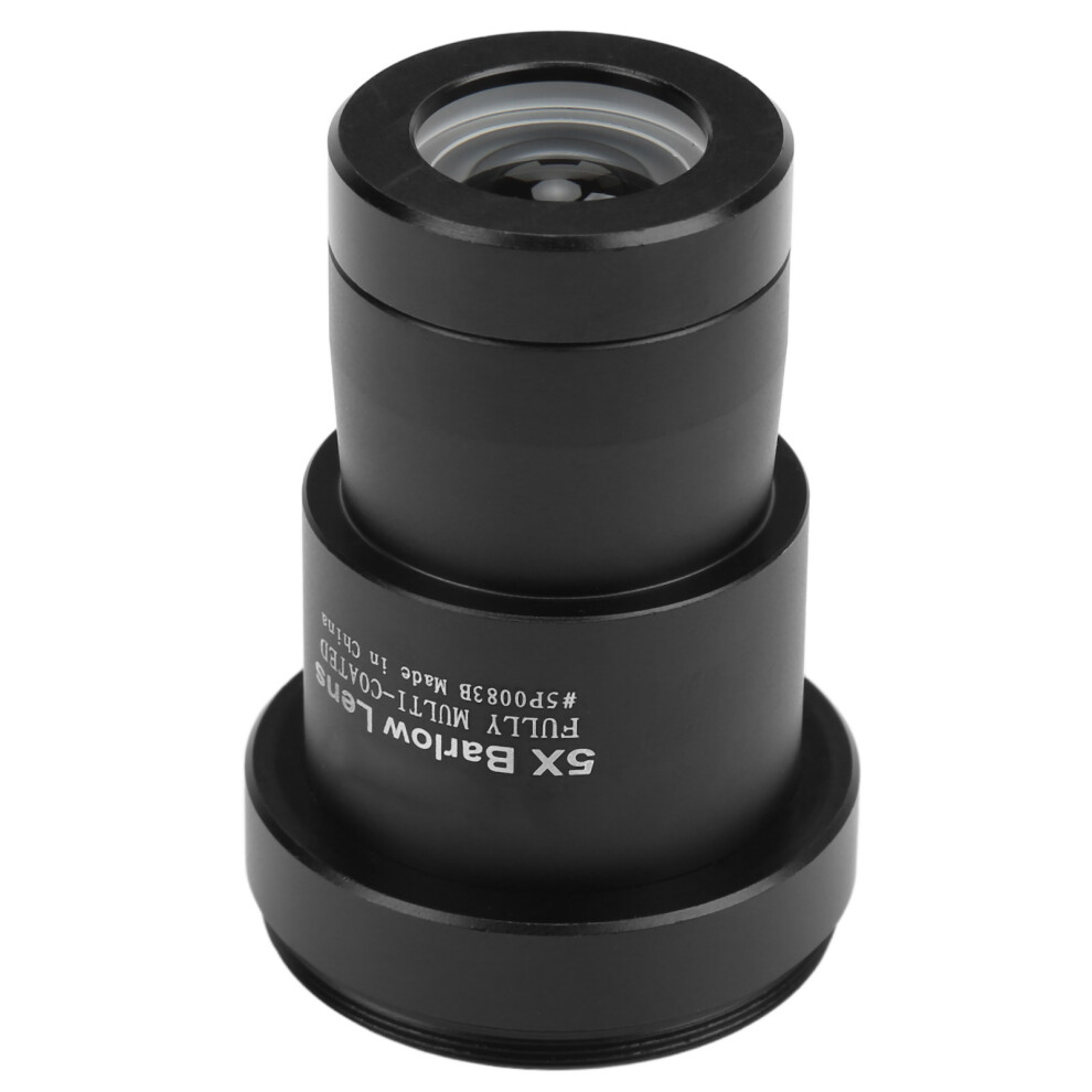 1.25In 5X Film Barlow Lens T2 Mount M35 Thread Green 643505132342