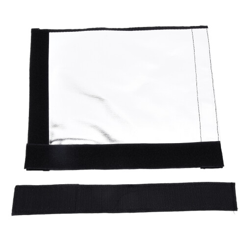 Foldable Flash Diffuser Reflector for Universal Speedlight with Strap 2