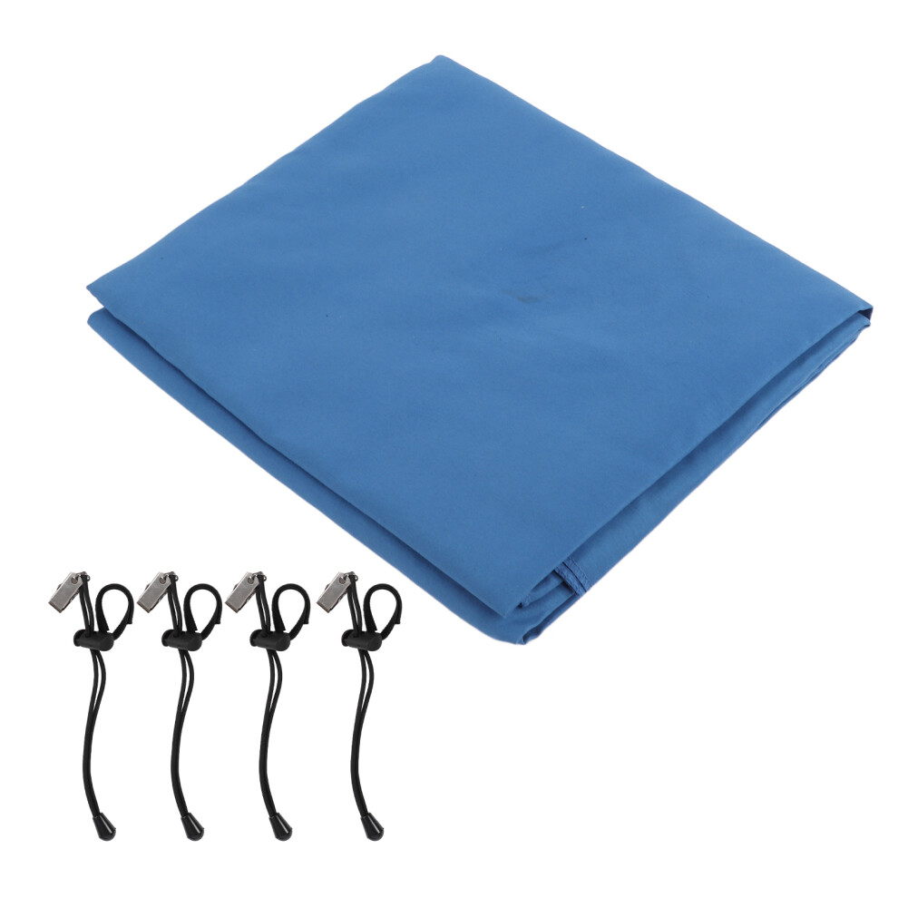2X2m Screen Photography Backdrop Wrinkle Resistant Cloth Blue 643505017533