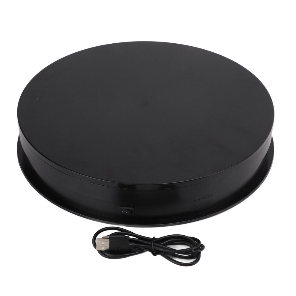 Turntable Display Stand Adjustable Speed Usb Electric Rotating 643505017779