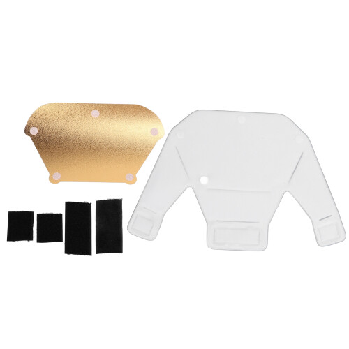 Universal Light Diffuser Kit 3 Colors Silver Gold White Reflector