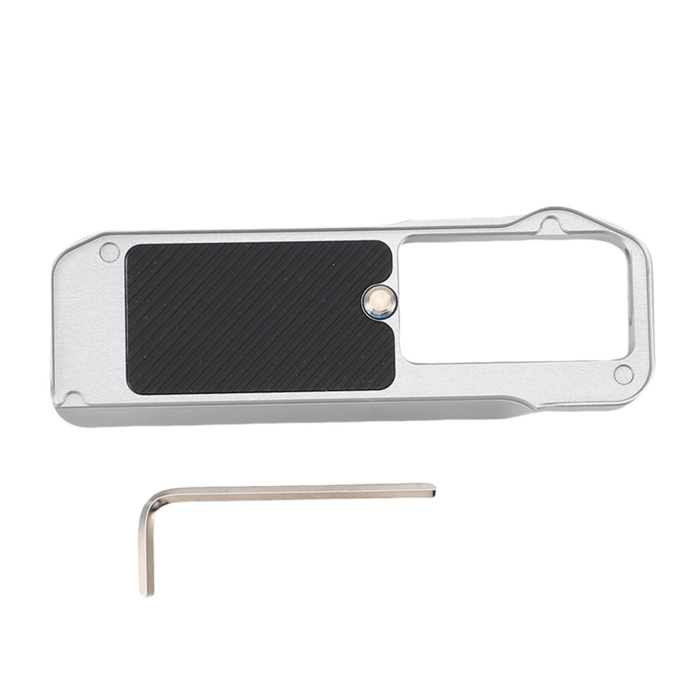 (Silver) Aluminum Camera Quick Release Base Plate For X M5 Silver 643505174847