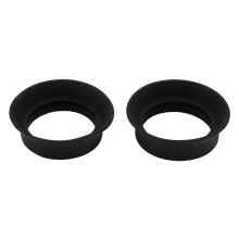 2pcs Foldable Soft Rubber Eyepiece Covers for 28-32mm Microscope