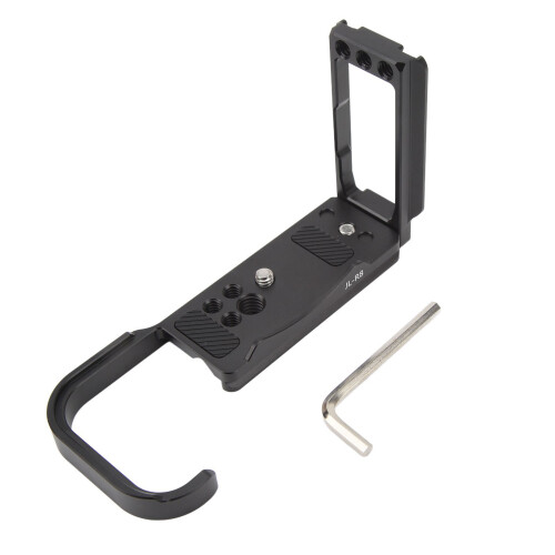 Camera L Bracket Aluminum Alloy CNC Anodized Quick Release for R8 1