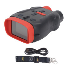 (Black) Kids Binocular 5X Zoom Night Vision 1080P IP54 Water Resistant 2.4"