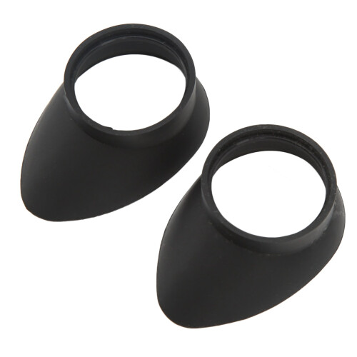 2pcs 27mm Rubber Eye Cups Foldable Eyepiece Cover for Microscope 2