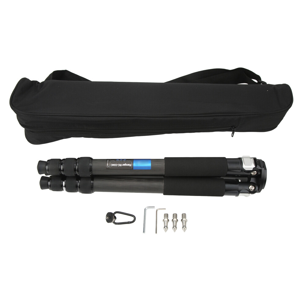 Foldable Carbon Fiber Tripod Adjustable Angle For Outdoor Photography 643505119527
