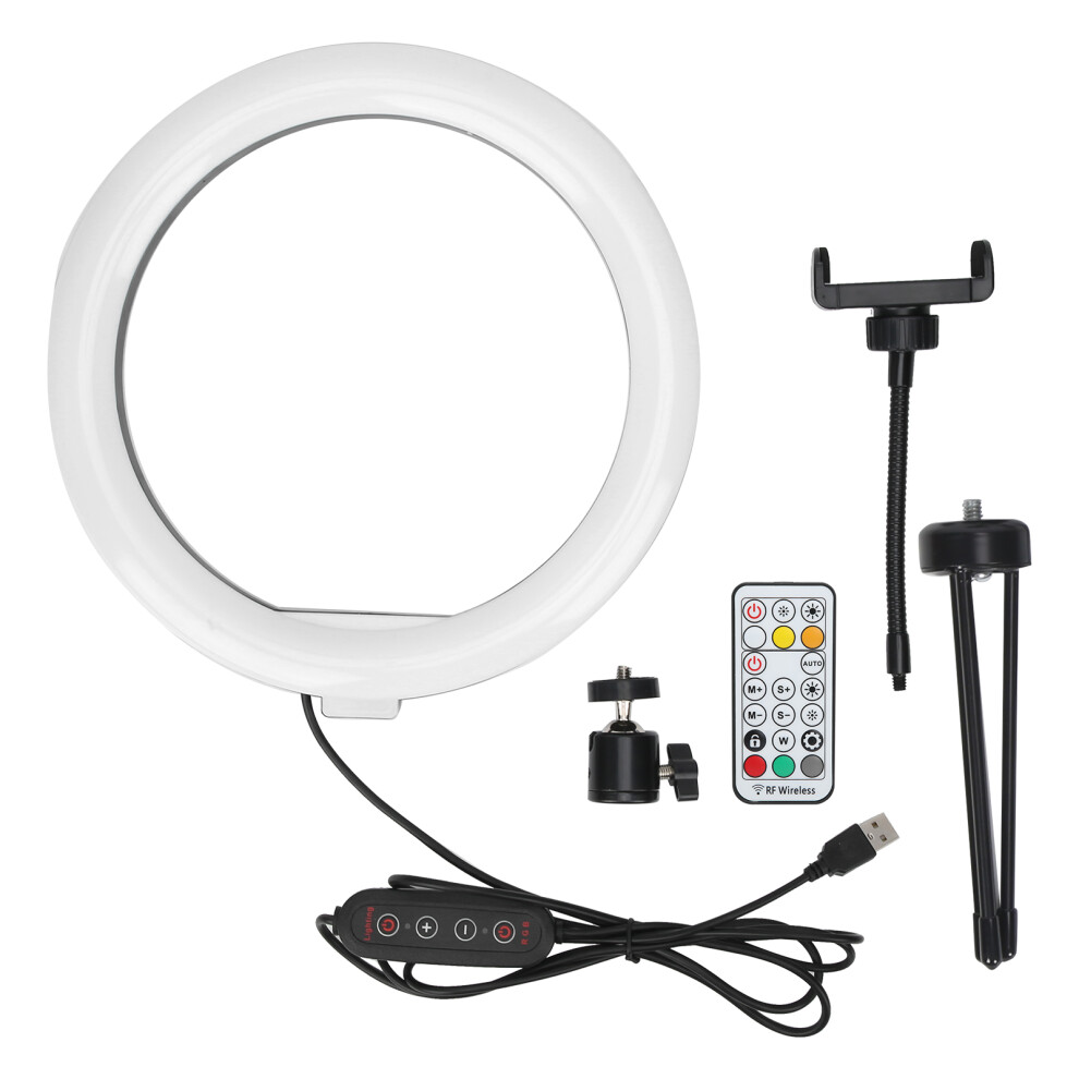 10In Led Rgb Ring With Desktop Tripod For Streaming Photography Light 643505024005