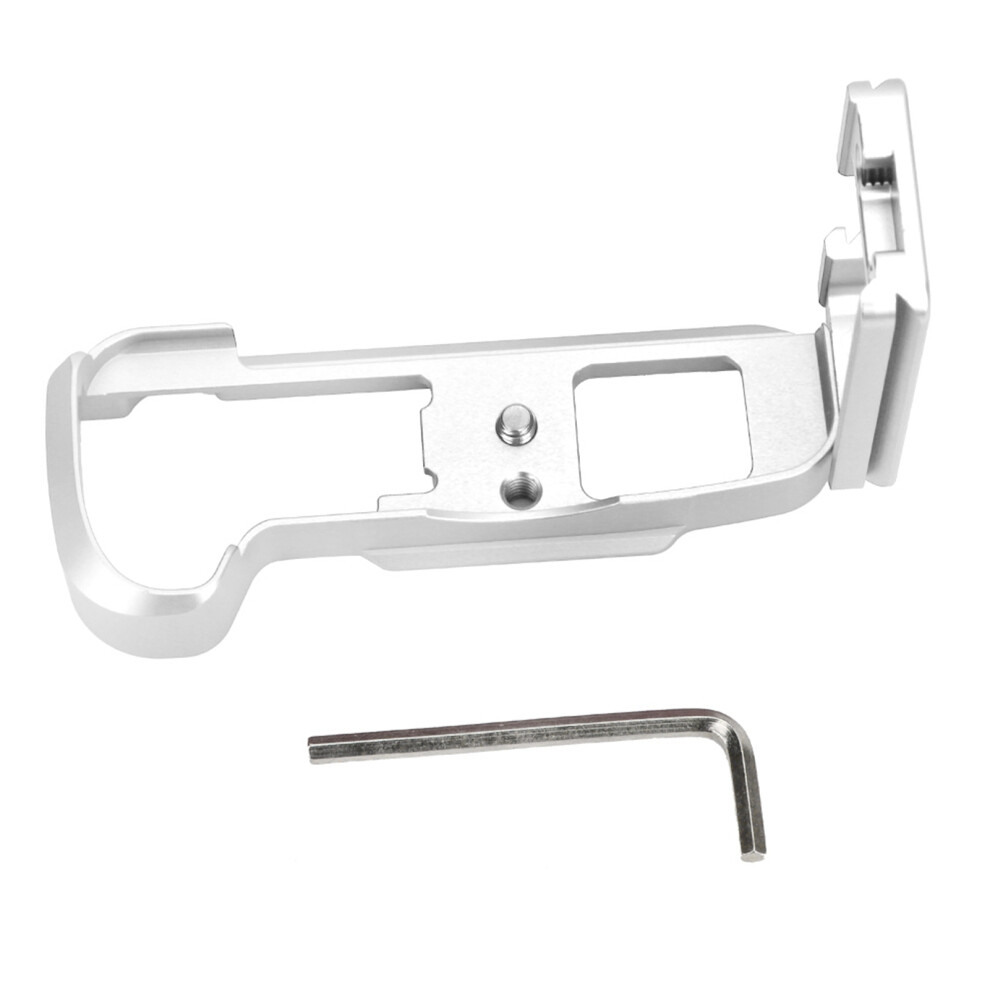(Silver) Aluminium Alloy L Shape Quick Release Plate For Canon Eos M50 Silver 643505150803