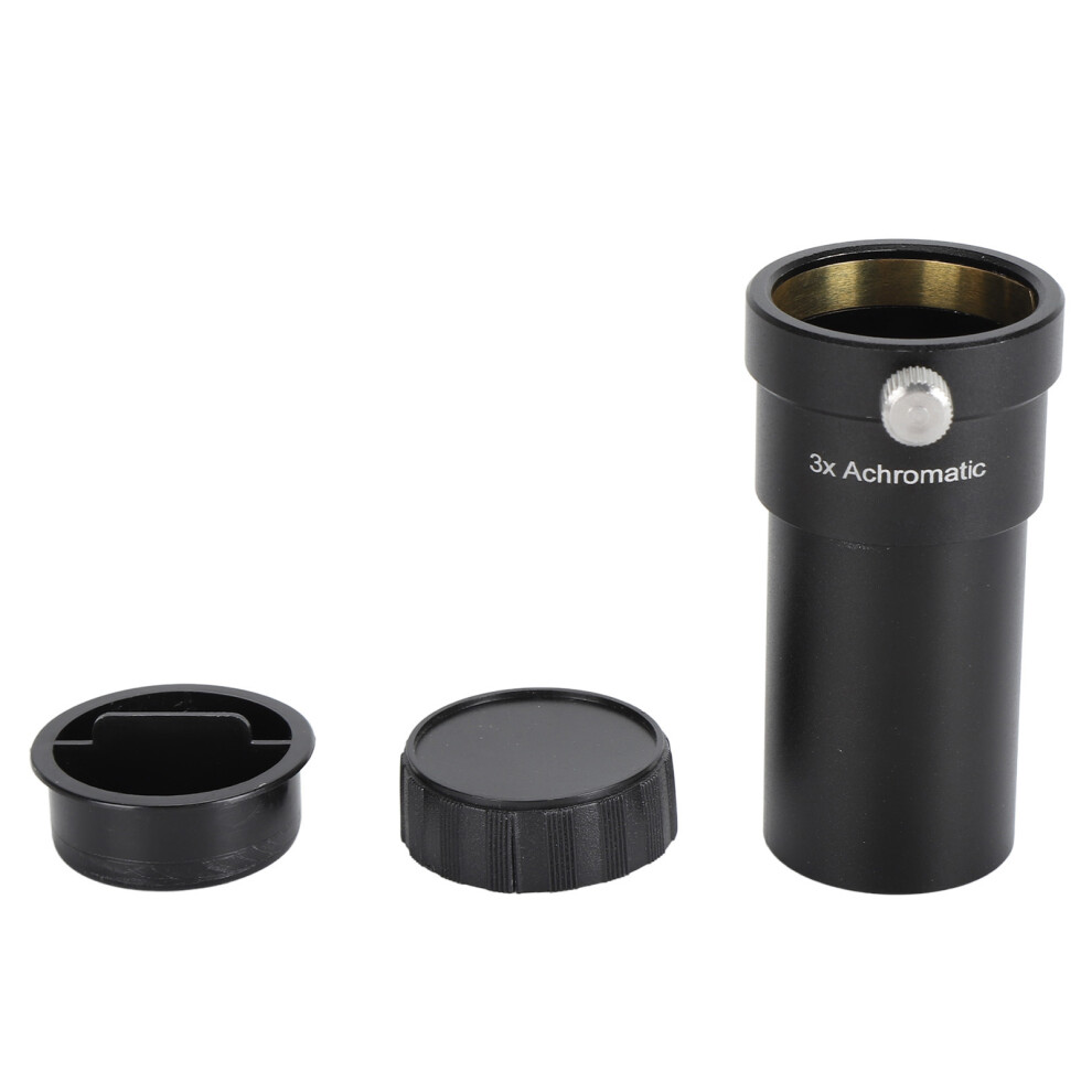 1.25 Inch 3X Barlow Lens Multicoated Hd Glass Aluminum Alloy 643505087352
