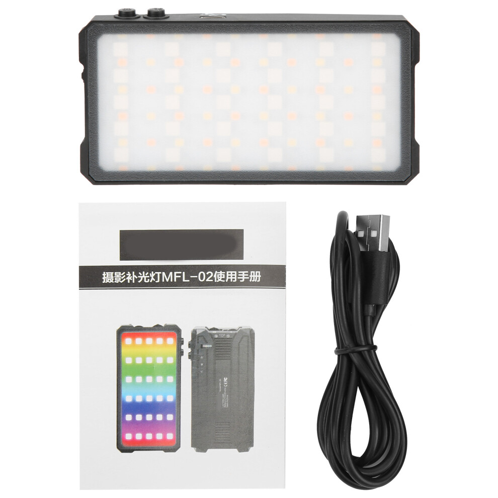 Manbily Mfl02 Rgb Led Video 3000K-6500K Cri95+ For Streaming Light 643505138184