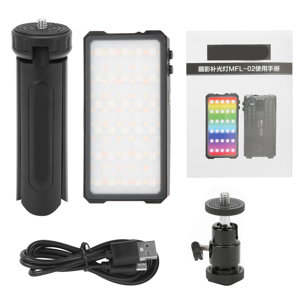 Manbily Mfl-02 5W Rgb Led Video 3000K-6500K With Tripod Light 643505138191