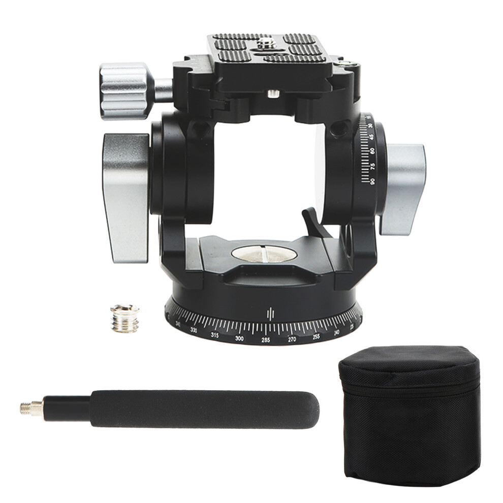Fluid Tripod Head Quick Release Handle Aluminum Panoramic For Dslr 643505123234