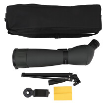 25-75x 75mm Spotting Scope with Tripod Phone Adapter for Bird Watching