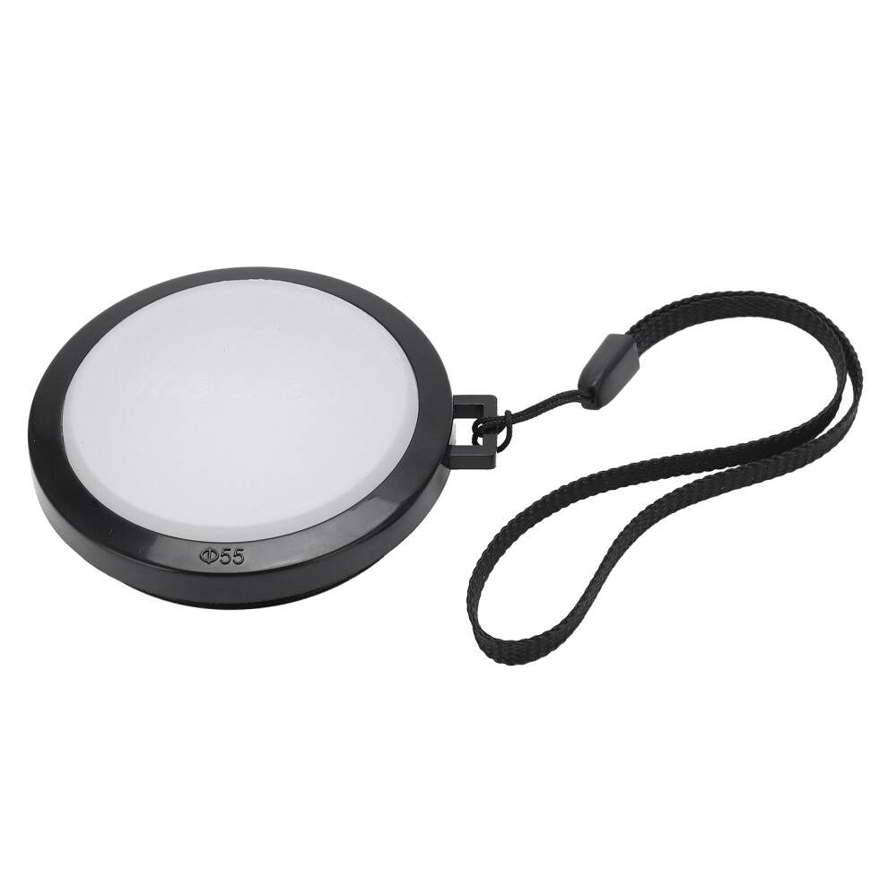 (55Mm / 2.2In) Mennon Balance Lens Cap 55Mm Plastic Anticorrosion White 643505138818