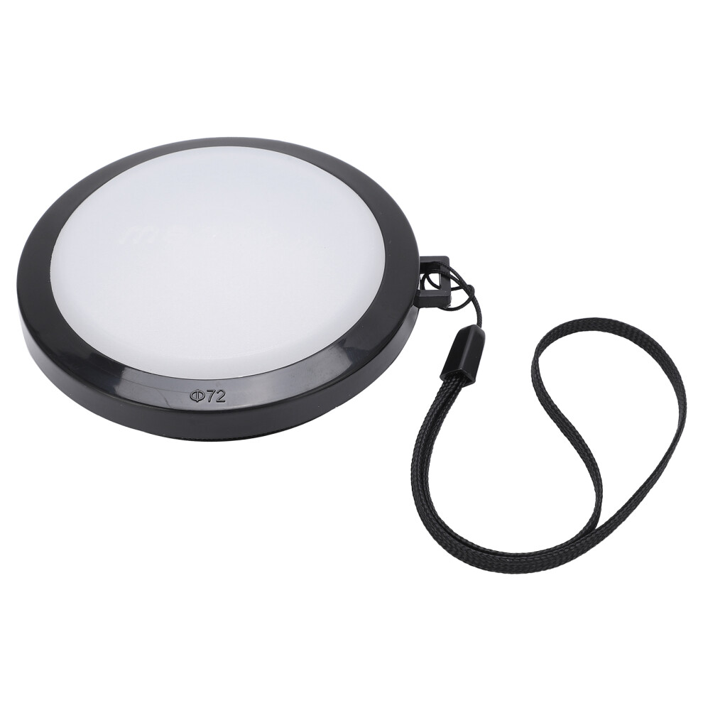 (72Mm / 2.8In) Mennon Balance Lens Cap 55Mm Plastic Anticorrosion White 643505138931