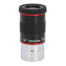 9mm Telescope Eyepiece Aluminum Alloy 68 Wide Angle Optical Glass