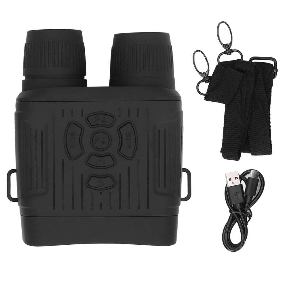 (Black) Night Vision Binoculars 2.7K 36Mp Hd 10X Zoom 3 Inch Tft Infrared Black 643505088434