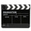 (White Stripe Black Board) 30x25CM Acrylic Clapperboard White Stripe Black 1