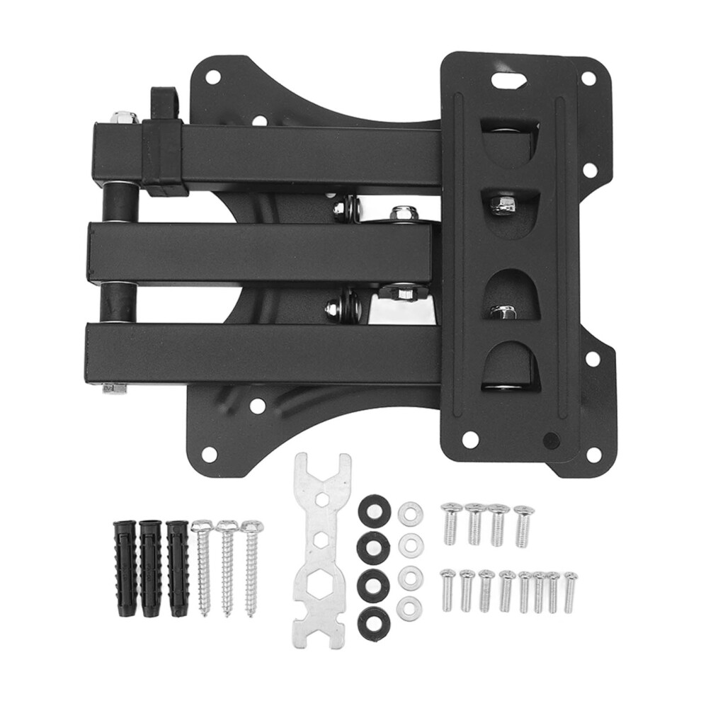 Tv Mount Bracket Swivel Tilt Steel 14-42In Wall Mount Black 643505003055