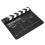 (White Stripe Black Board) 30x25CM Acrylic Clapperboard White Stripe Black 4