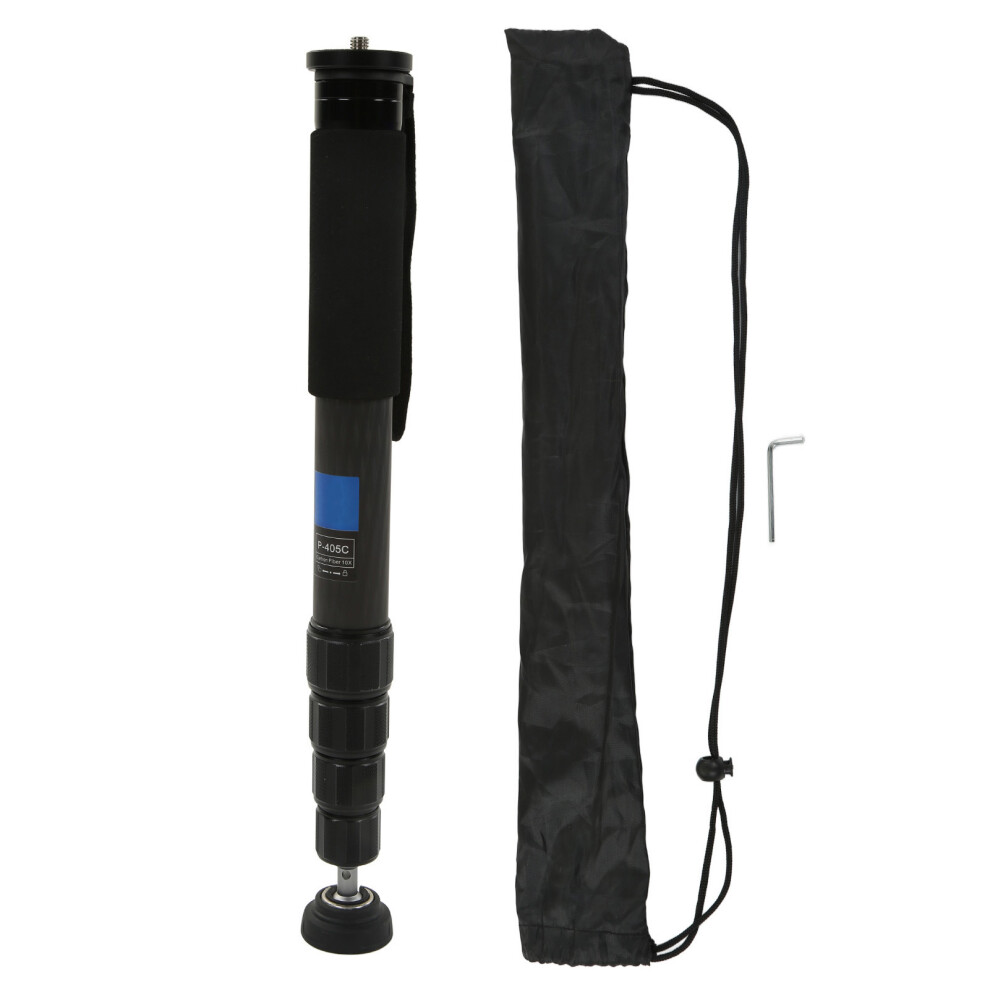 5 Section Carbon Fiber Monopod 166Cm 40Mm Diameter 3/8In Screw Port 643505126280