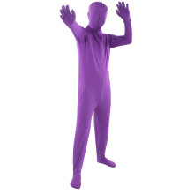 (160cm/62.99in) Purple PVC Invisible Chromakey Suit 160cm/62.99in