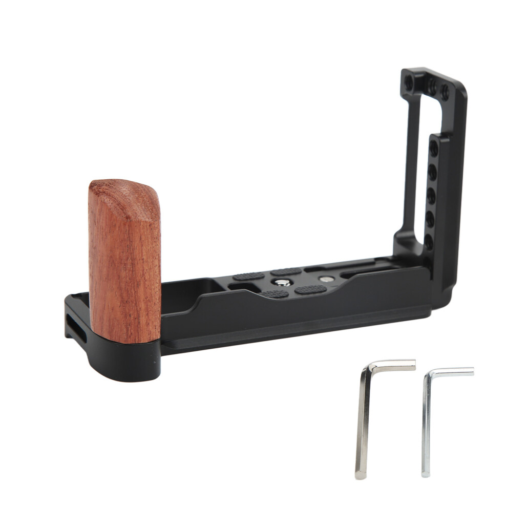 Quick Release Vertical L Bracket Wooden Hand Grip For Fujifilm X T3 643505131000