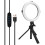 VIJIM Ring Light Tripod Set with Remote Dimmable Phone Clip 3