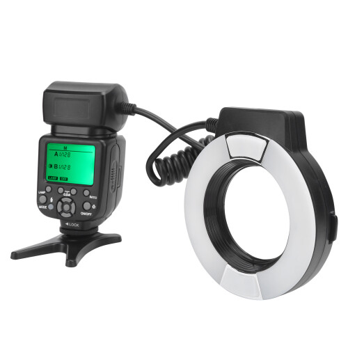 TTL Ring Shape Macro Flash with Adapter Ring for Nikon 1