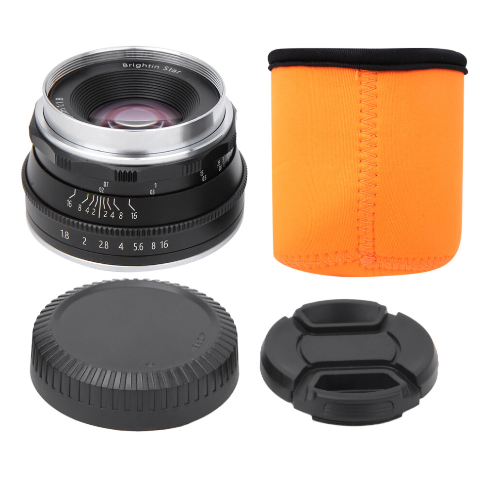 (Black) 25Mm F1.8 M4/3 Mirrorless Lens For Olympus E-M5 E-M10 Black 643505032888