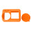 (orange) Portable Frame Protective Silicone Shell with Lens Case for DJI Osmo 1