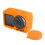 (orange) Portable Frame Protective Silicone Shell with Lens Case for DJI Osmo 4
