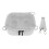Neo Drone Carry Case Transparent Top Shell Anti-Drop Shoulder Strap 1
