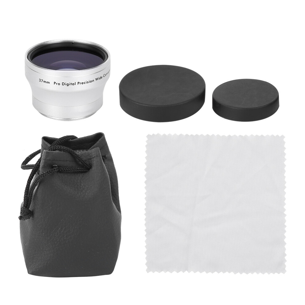 0.45X Optical Glass Wide Angle Lens For 37Mm Silver 643505149333