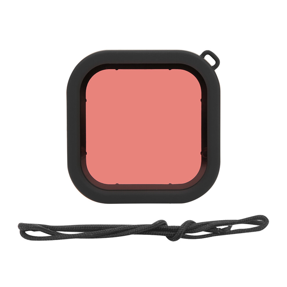 ( Red) Abs Diving Lens Filter With Rope For Gopro 8 Light/Red 643505034295