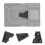 Plastic V Mount Adaptor V Lock Connector 4