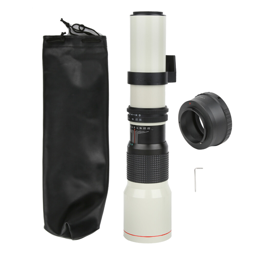 500Mm F8-F32 Manual Telephoto Lens For M4/3 Camera 643505031577