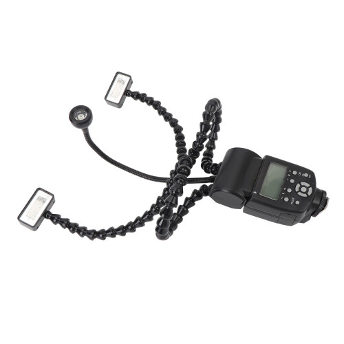 K-808 Camera Macro Flash Light 3 Head Portable 1