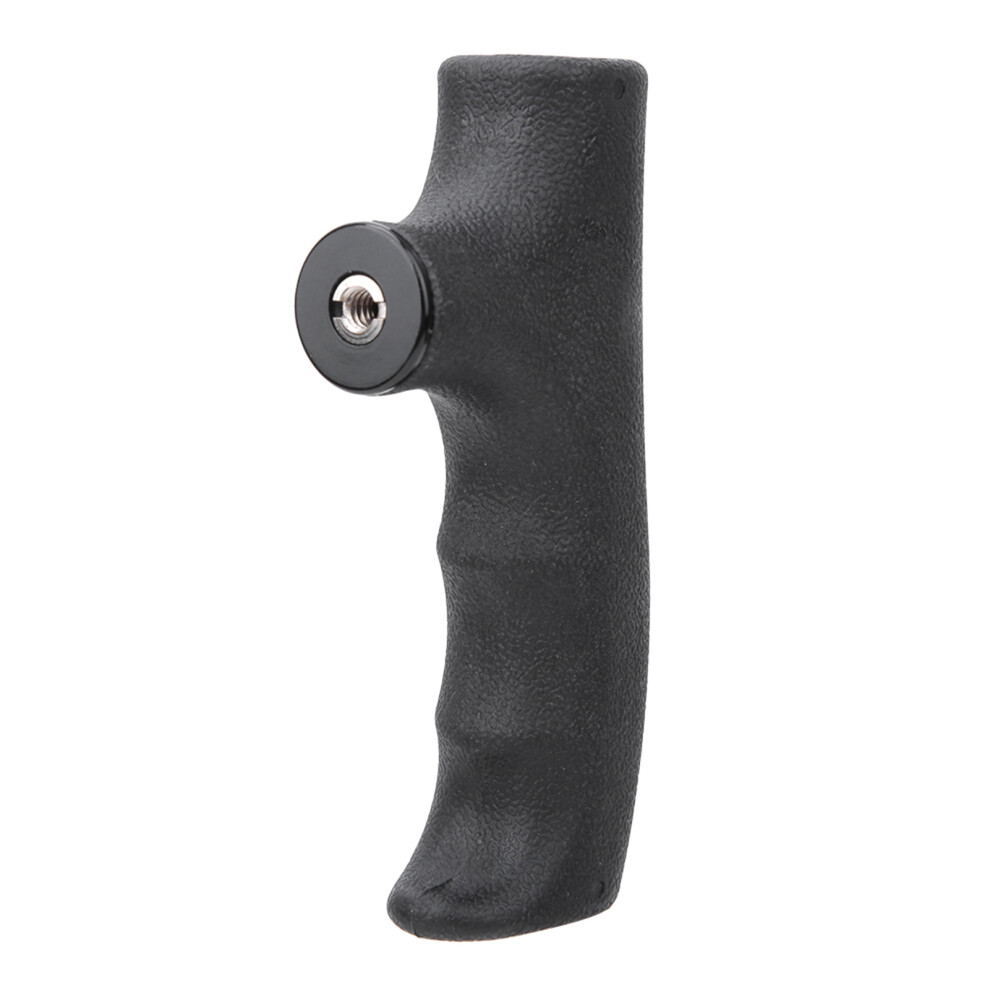 (Black) Multifunctional Monopod Crutches Trekking Pole Handle 1/4 3/8 Screw