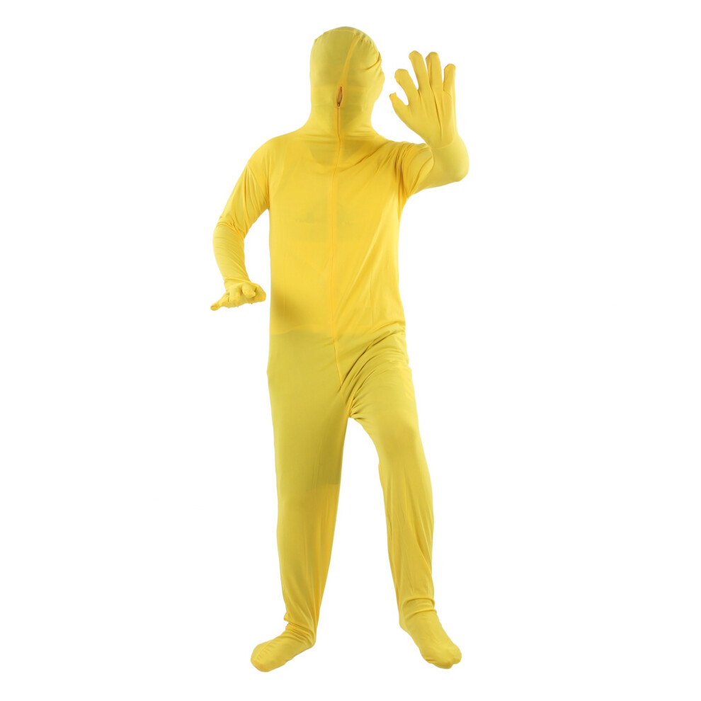 (190Cm) Chromakey Bodysuit Full Body Stretch Fabric 170Cm Yellow 643505007428