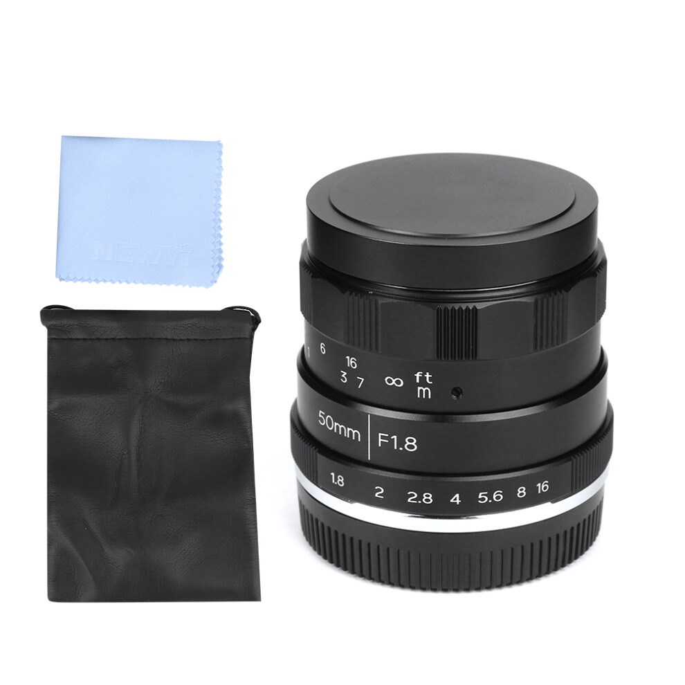 Newyi 50Mm F1.8 M4/3 Lens For Olympus Em5 Mark Ii 643505028614